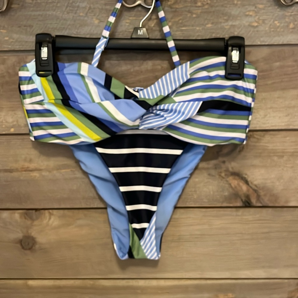Aerie blue & green Bikini
